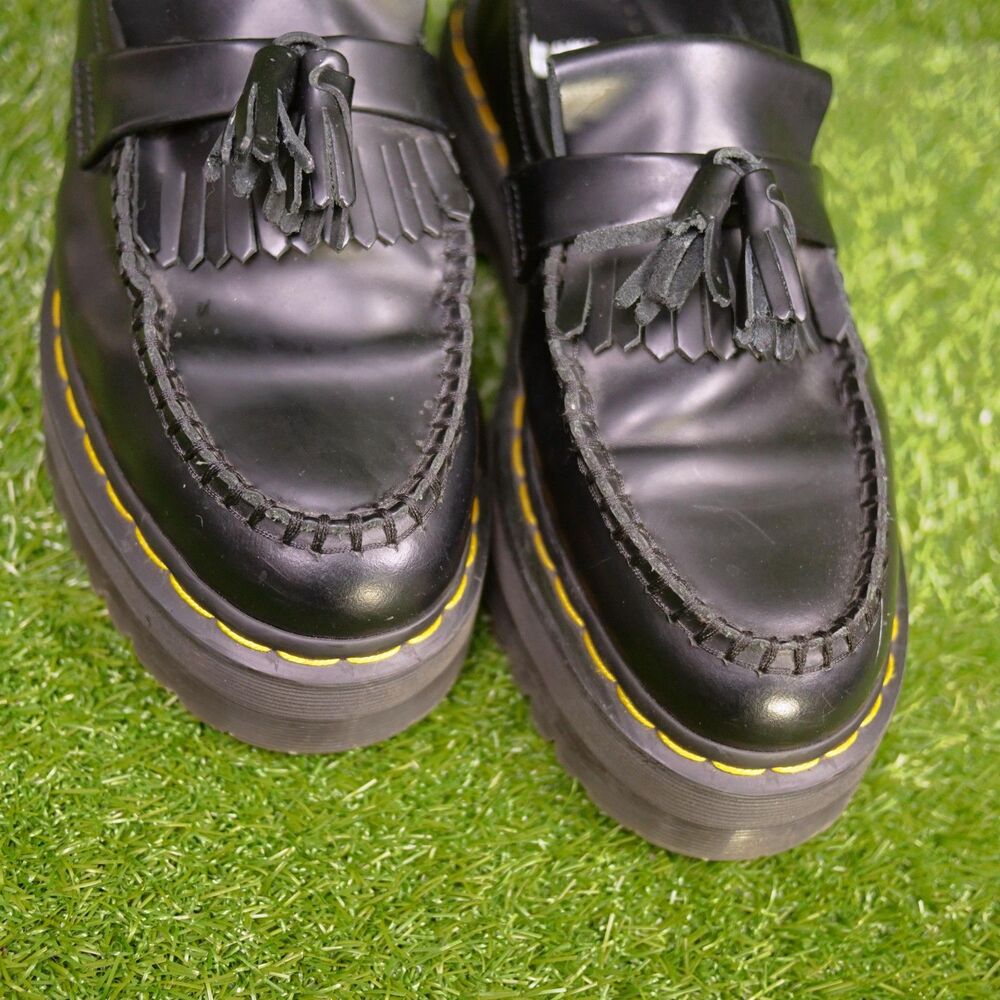 Dr. Martens Adrian Quad Platform Loafers - Women's Size 10 - Men's Size 9 - Picture 6 of 8